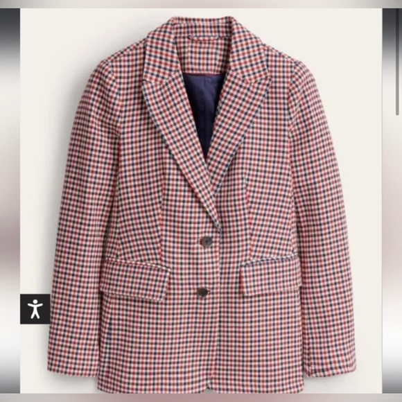 Boden The Brighton Check Blazer - Picture 2 of 14